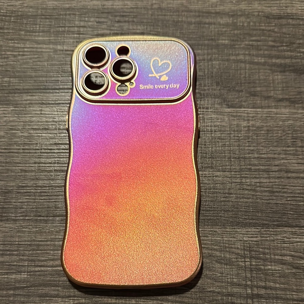 Vibrant Pink and Orange Gradient iPhone Case